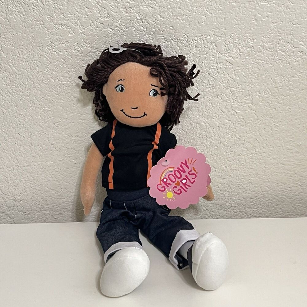 The Manhattan Toy Company Groovy Girls Boy Logan Plush Doll 2015 w/ TAG